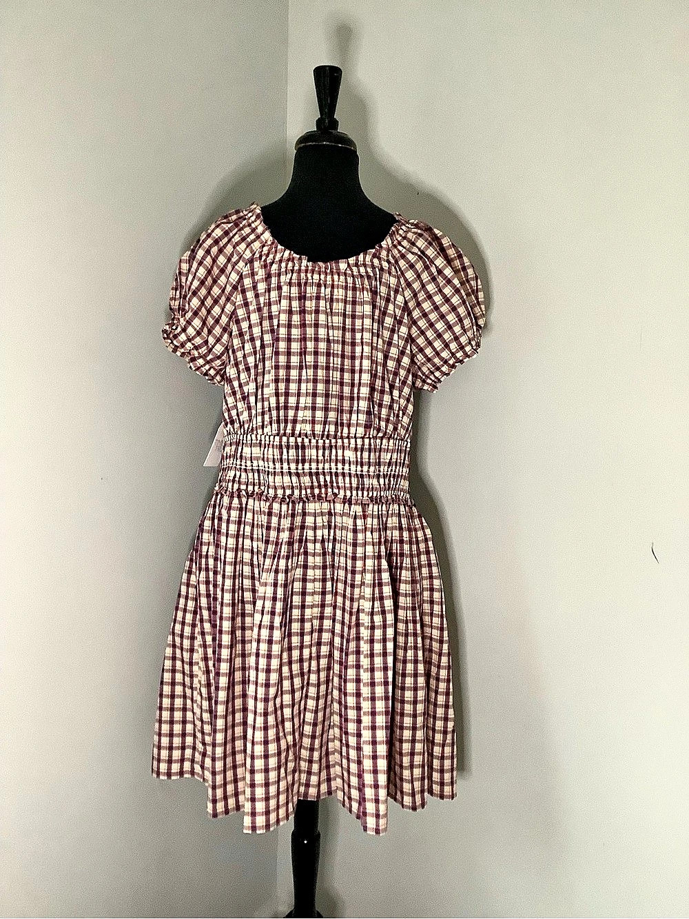 Plaid Mini Dress XXL (22) NWT